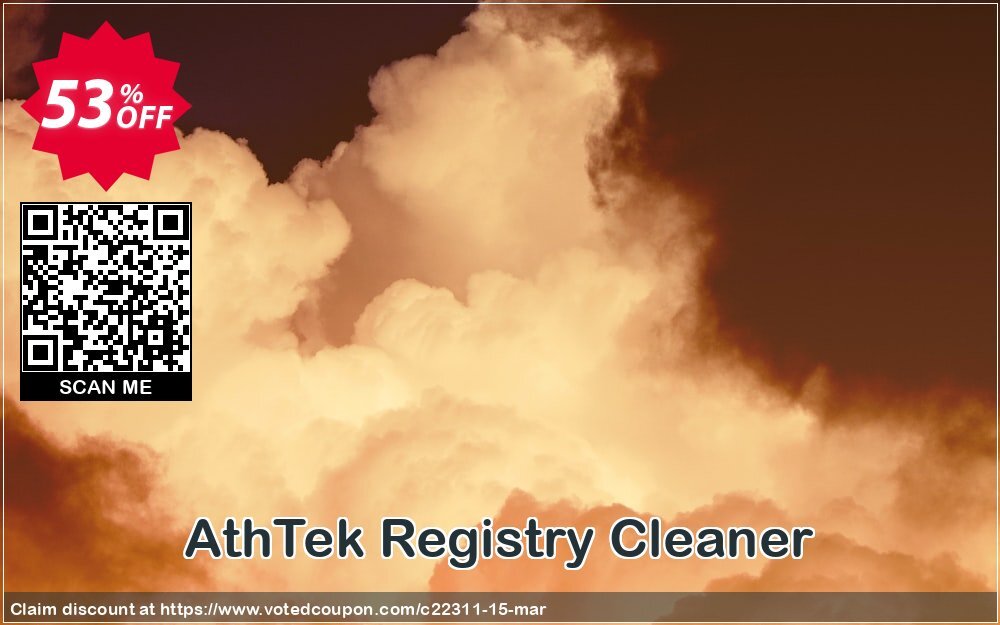 AthTek Registry Cleaner Coupon, discount VIP Special Offer for AthTek Registry Cleaner. Promotion: 20% OFF