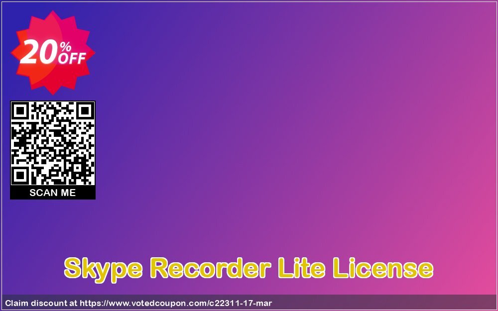 Skype Recorder Lite Plan Coupon Code May 2024, 20% OFF - VotedCoupon