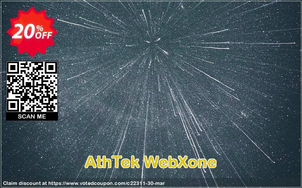 AthTek WebXone Coupon, discount CRM Service. Promotion: 20% OFF