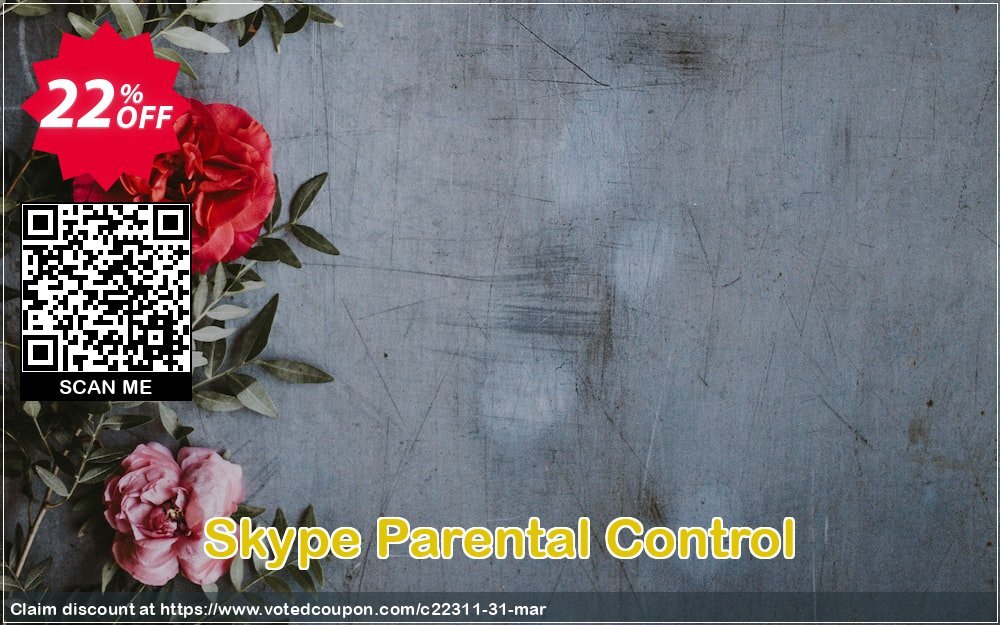 Skype Parental Control Coupon, discount CRM Service. Promotion: 20% OFF