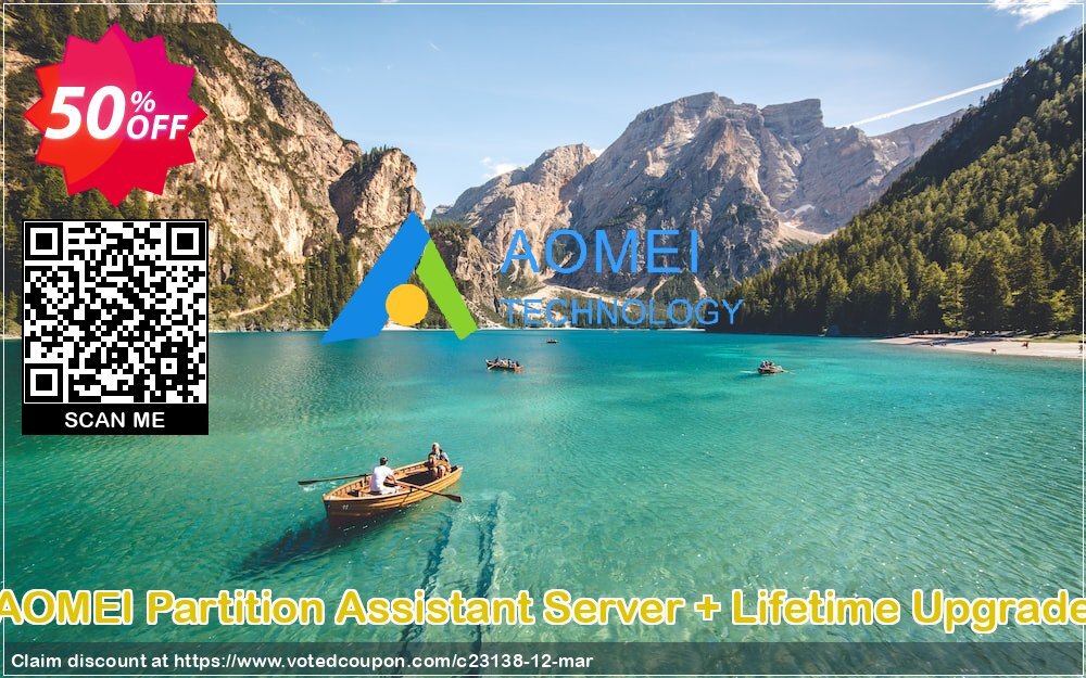 AOMEI Partition Assistant Server + Lifetime Upgrade Coupon Code May 2024, 50% OFF - VotedCoupon