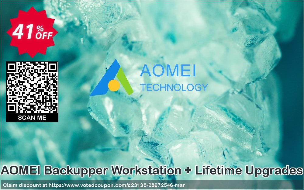 AOMEI Backupper Workstation + Lifetime Upgrades voted-on promotion codes