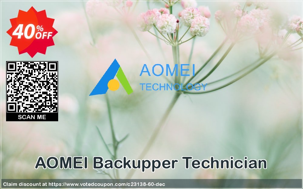 AOMEI Backupper Technician Coupon, discount AOMEI Backupper Technician big promo code 2023. Promotion: 