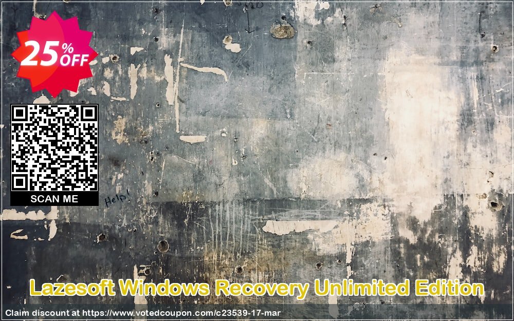 Lazesoft WINDOWS Recovery Unlimited Edition Coupon, discount Lazesoft (23539). Promotion: 