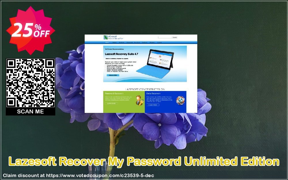 Lazesoft Recover My Password Unlimited Edition Coupon, discount Lazesoft (23539). Promotion: 