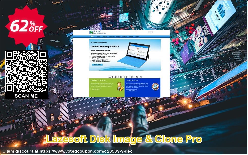 Lazesoft Disk Image & Clone Pro Coupon, discount Lazesoft (23539). Promotion: 