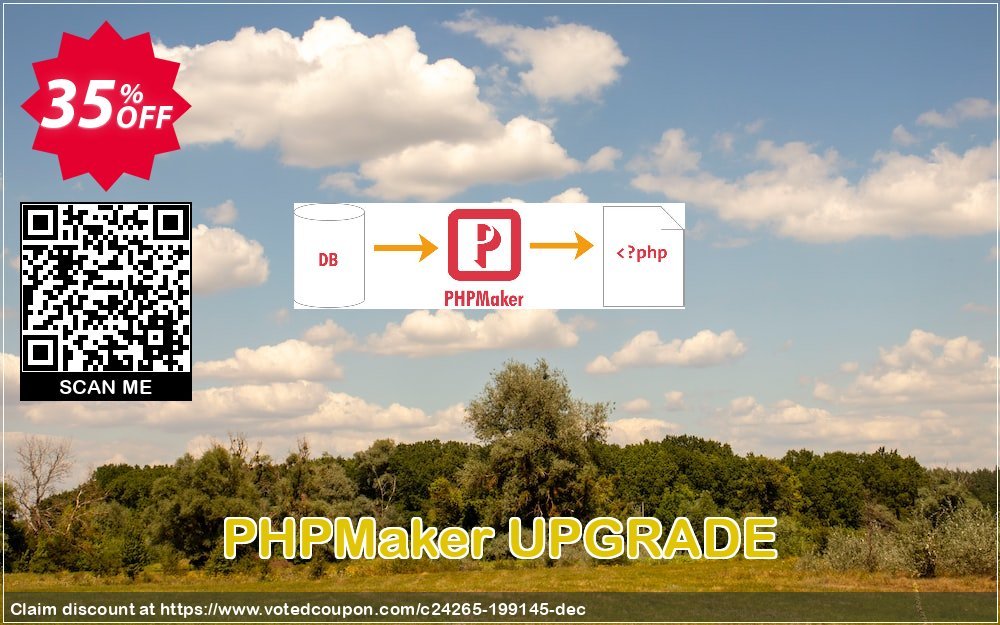 PHPMaker UPGRADE Coupon Code May 2024, 35% OFF - VotedCoupon