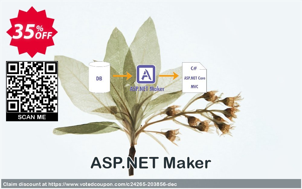 ASP.NET Maker Coupon Code Apr 2024, 35% OFF - VotedCoupon