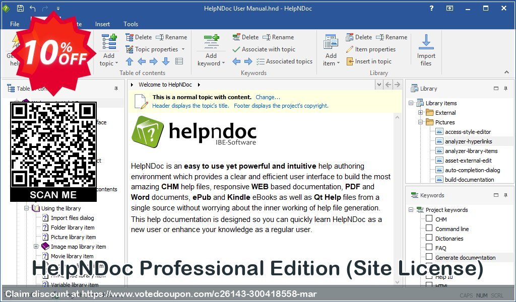 HelpNDoc Professional Edition, Site Plan  Coupon, discount Coupon code HelpNDoc Professional Edition (Site License). Promotion: HelpNDoc Professional Edition (Site License) Exclusive offer 