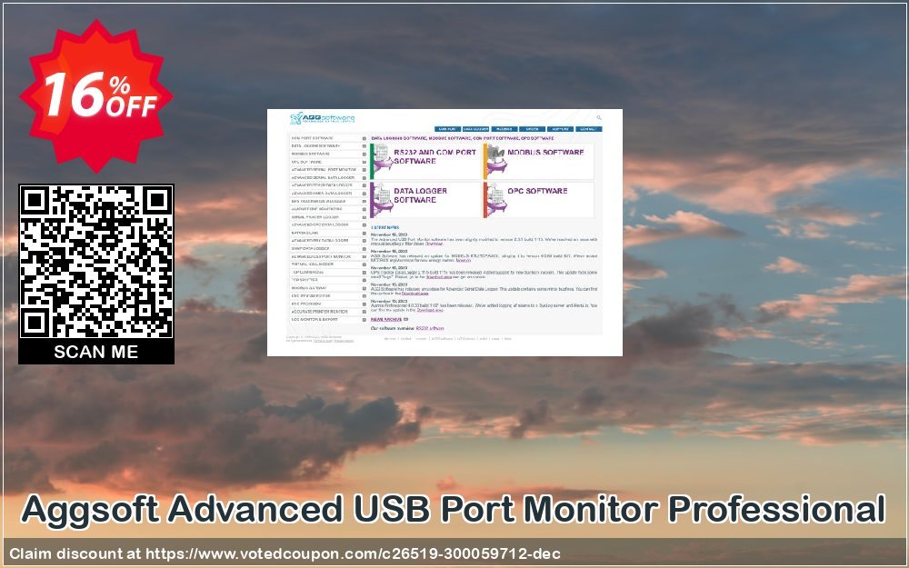 Aggsoft Advanced USB Port Monitor Professional Coupon, discount Promotion code Advanced USB Port Monitor Professional. Promotion: Offer discount for Advanced USB Port Monitor Professional special 