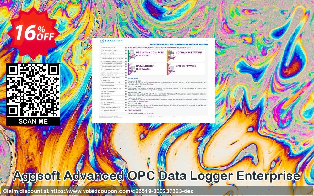 Aggsoft Advanced OPC Data Logger Enterprise Coupon, discount Promotion code Advanced OPC Data Logger Enterprise. Promotion: Offer discount for Advanced OPC Data Logger Enterprise special 