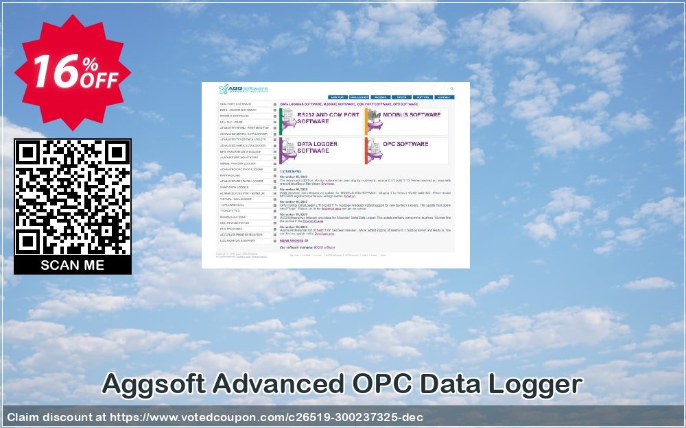 Aggsoft Advanced OPC Data Logger Coupon, discount Promotion code Advanced OPC Data Logger Standard. Promotion: Offer discount for Advanced OPC Data Logger Standard special 