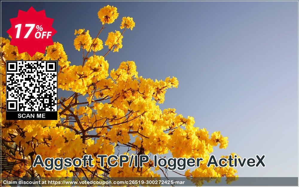 Aggsoft TCP/IP logger ActiveX Coupon, discount Promotion code TCP/IP logger ActiveX. Promotion: Offer TCP/IP logger ActiveX special discount 