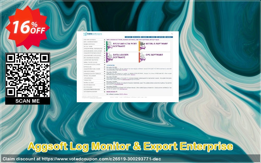 Aggsoft Log Monitor & Export Enterprise Coupon Code Apr 2024, 16% OFF - VotedCoupon