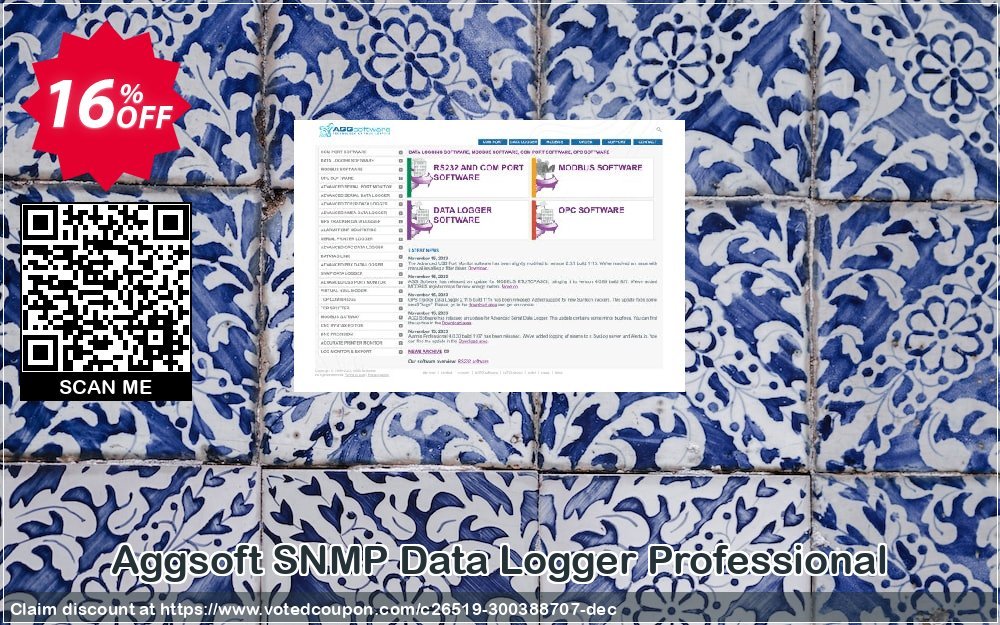Aggsoft SNMP Data Logger Professional Coupon, discount Promotion code SNMP Data Logger Professional. Promotion: Offer SNMP Data Logger Professional special discount 