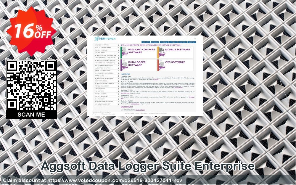 Aggsoft Data Logger Suite Enterprise Coupon, discount Promotion code Data Logger Suite Enterprise. Promotion: Offer discount for Data Logger Suite Enterprise special 