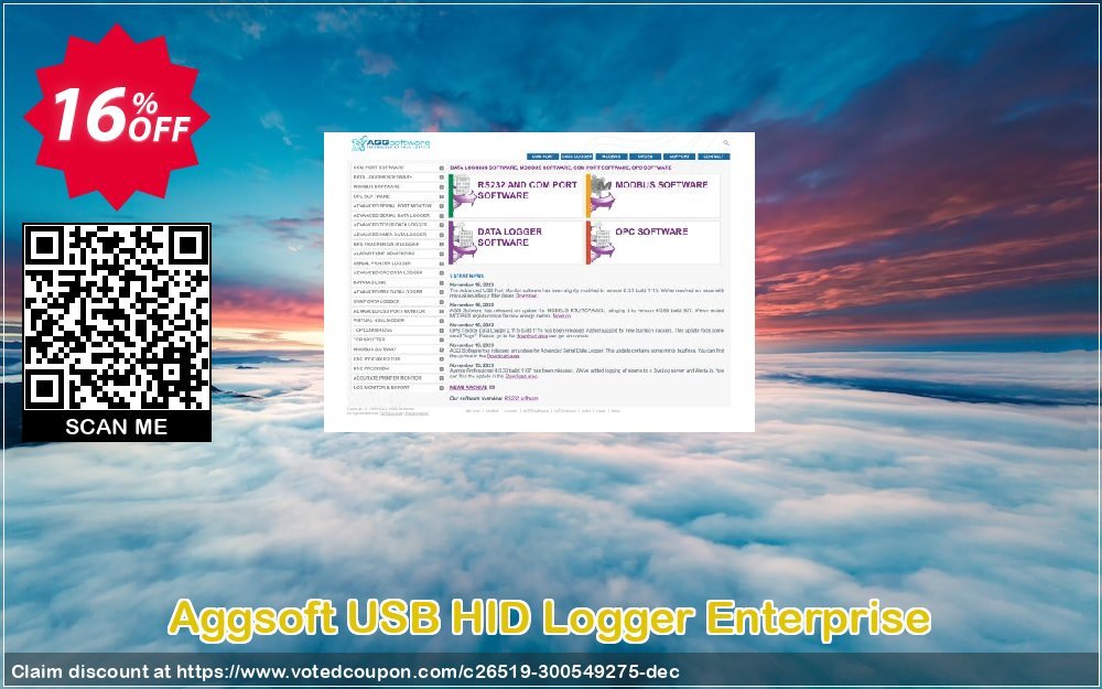Aggsoft USB HID Logger Enterprise Coupon Code Apr 2024, 16% OFF - VotedCoupon