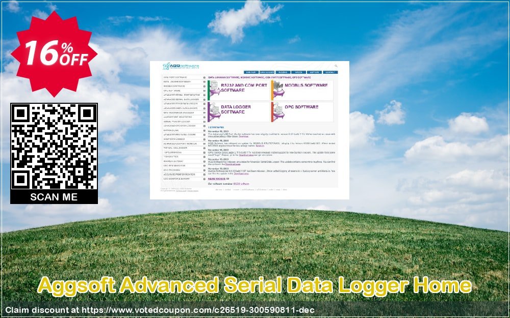 Aggsoft Advanced Serial Data Logger Home Coupon, discount Promotion code Advanced Serial Data Logger Home. Promotion: Offer discount for Advanced Serial Data Logger Home special 