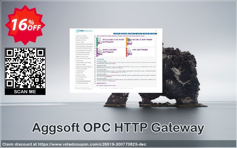 Aggsoft OPC HTTP Gateway Coupon, discount Promotion code OPC HTTP Gateway. Promotion: Offer OPC HTTP Gateway special discount 