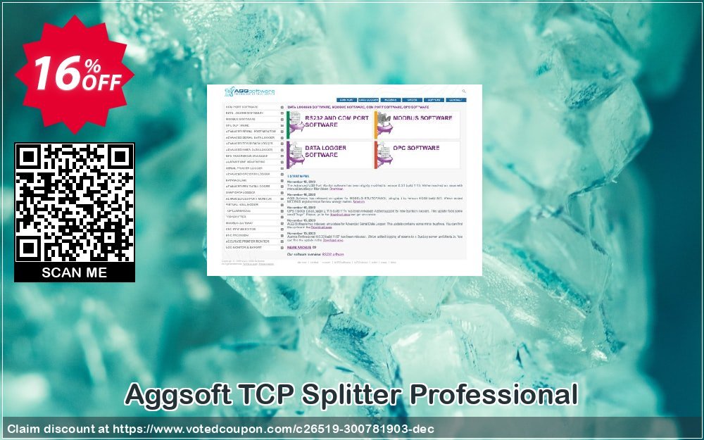 Aggsoft TCP Splitter Professional Coupon, discount Promotion code TCP Splitter Professional. Promotion: Offer TCP Splitter Professional special discount 