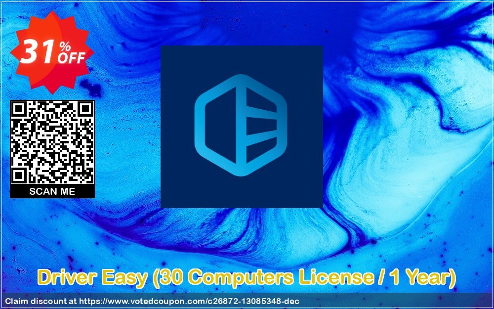 Driver Easy, 30 Computers Plan / Yearly  Coupon, discount Driver Easy - 30 Computers License / 1 Year formidable discounts code 2023. Promotion: impressive promo code of Driver Easy - 30 Computers License / 1 Year 2023