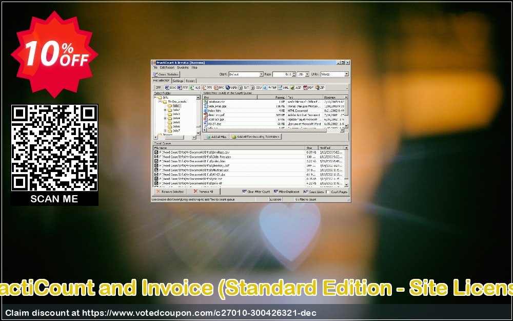 PractiCount and Invoice, Standard Edition - Site Plan  Coupon, discount Coupon code PractiCount and Invoice (Standard Edition - Site License). Promotion: PractiCount and Invoice (Standard Edition - Site License) offer from Practiline