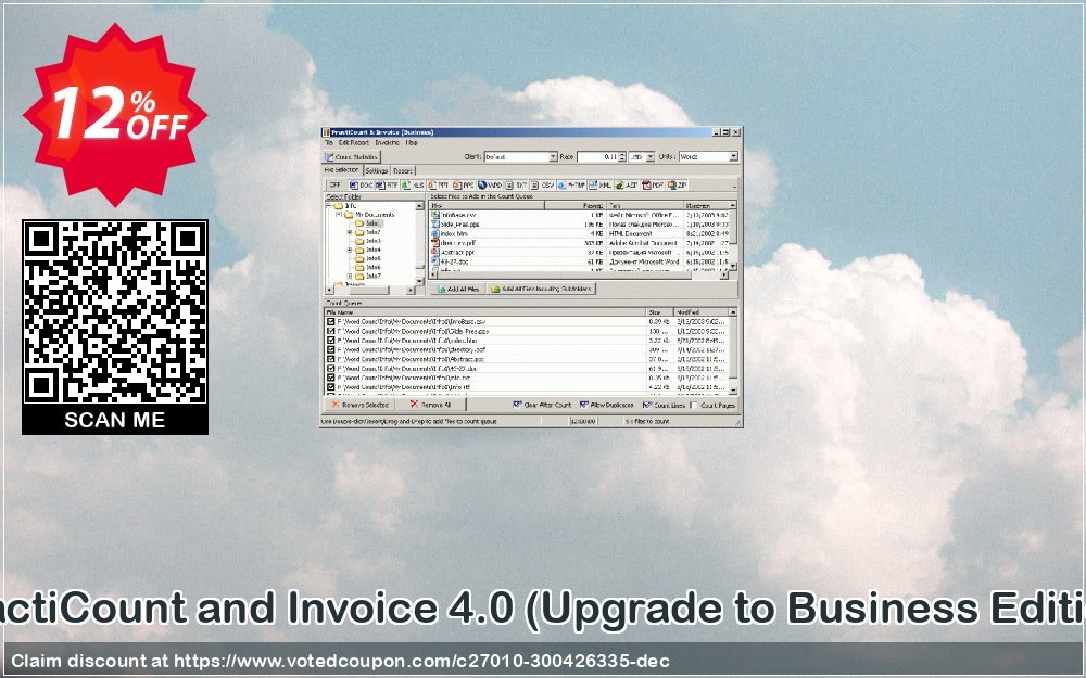 PractiCount and Invoice 4.0, Upgrade to Business Edition  Coupon Code Apr 2024, 12% OFF - VotedCoupon