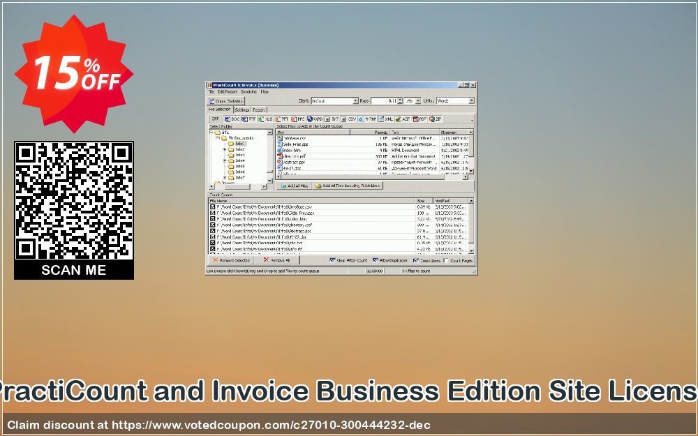 PractiCount and Invoice Business Edition Site Plan Coupon Code May 2024, 15% OFF - VotedCoupon