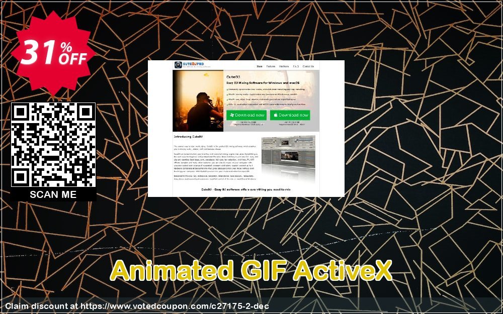 Animated GIF ActiveX Coupon, discount All products - 30%OFF. Promotion: 