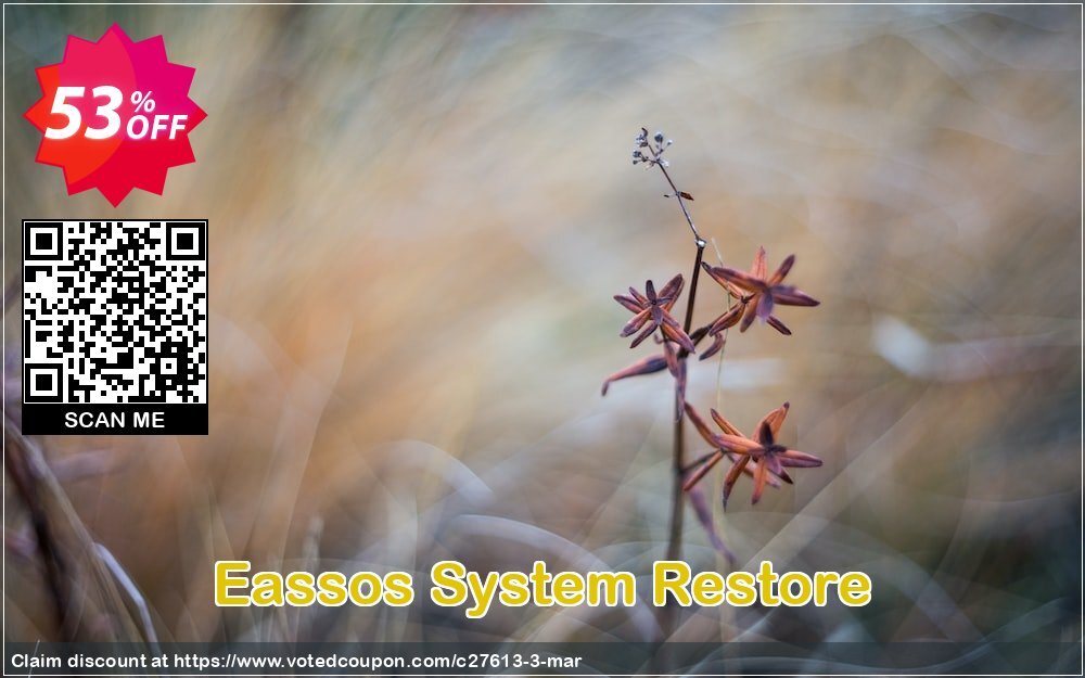 Eassos System Restore Coupon, discount 50%off - ESR. Promotion: Special Eassos System Restore promotion