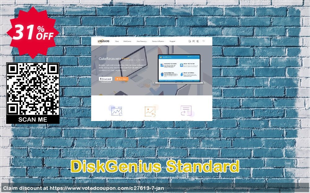 DiskGenius Standard Coupon, discount 30%off P. Promotion: DiskGenius sale
