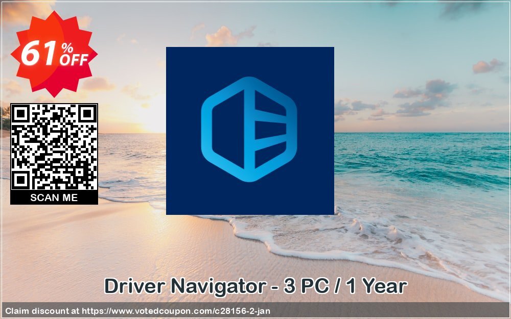 Driver Navigator - 3 PC / Yearly voted-on promotion codes