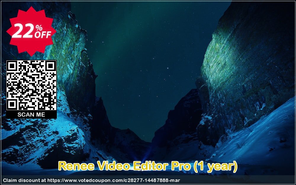 Renee Video Editor Pro, Yearly  Coupon Code Apr 2024, 22% OFF - VotedCoupon