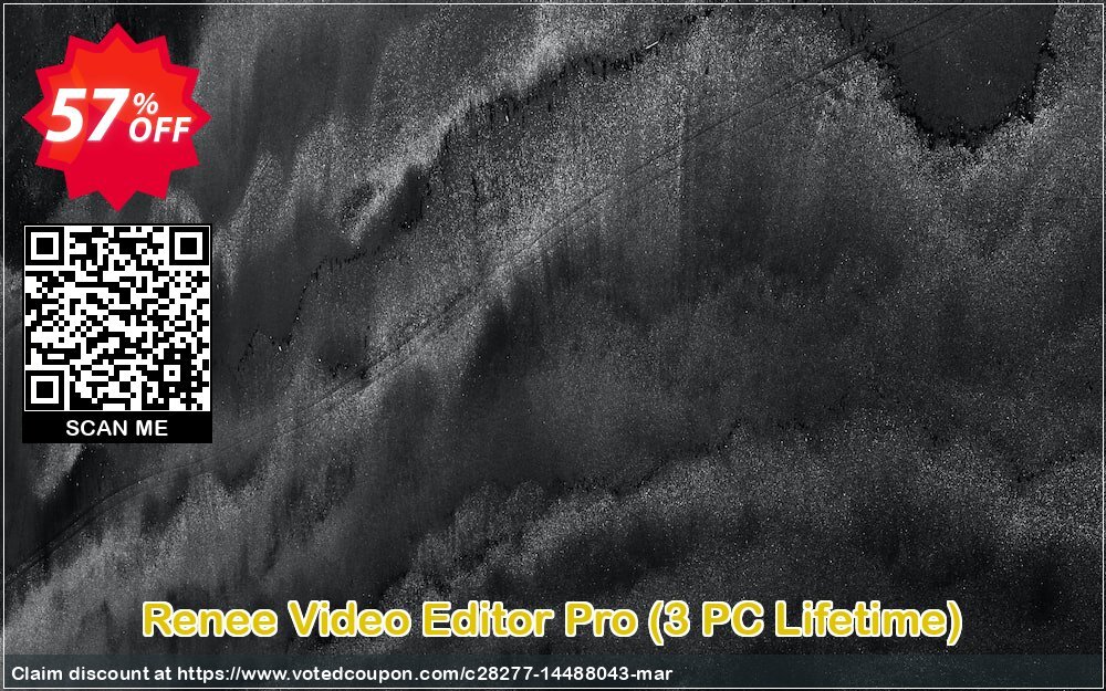 Renee Video Editor Pro, 3 PC Lifetime  Coupon, discount Renee Video Editor Pro - 3 PC LifeTime Dreaded promotions code 2024. Promotion: Dreaded promotions code of Renee Video Editor Pro - 3 PC LifeTime 2024