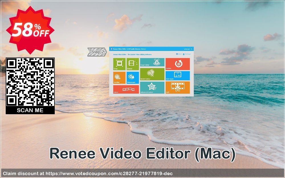Renee Video Editor, MAC  Coupon, discount 58% OFF Renee Video Editor (Mac) Dec 2023. Promotion: Dreaded offer code of Renee Video Editor (Mac), tested in December 2023