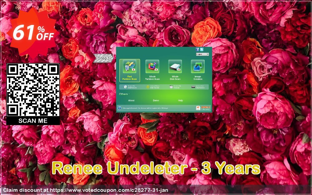 Renee Undeleter - 3 Years Coupon, discount Renee Undeleter special promo code 2023. Promotion: Reneelab coupon codes (28277)