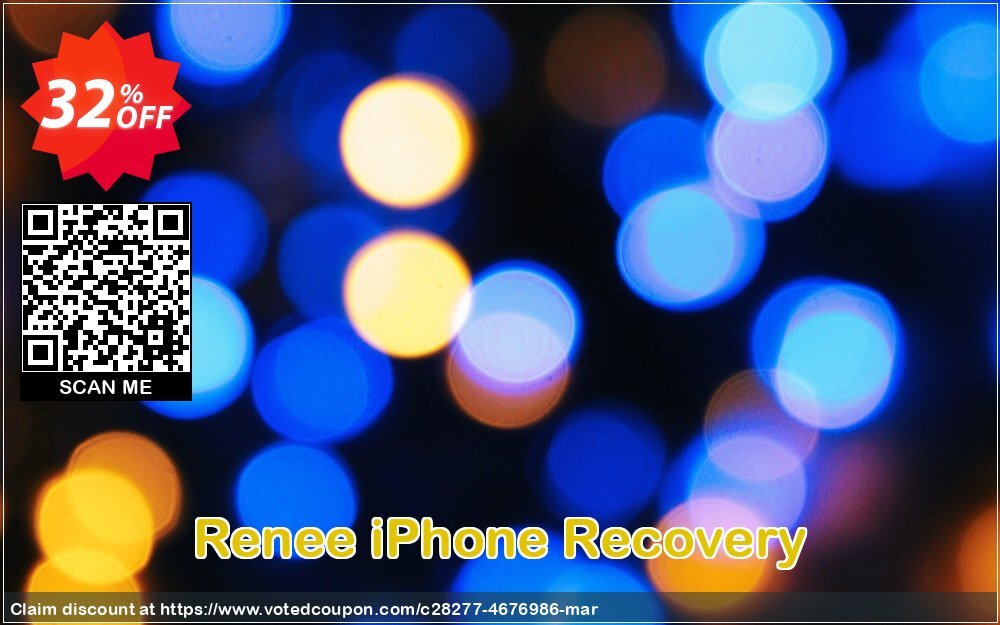 Renee iPhone Recovery Coupon, discount Renee iPhone Recovery formidable sales code 2024. Promotion: formidable sales code of Renee iPhone Recovery 2024