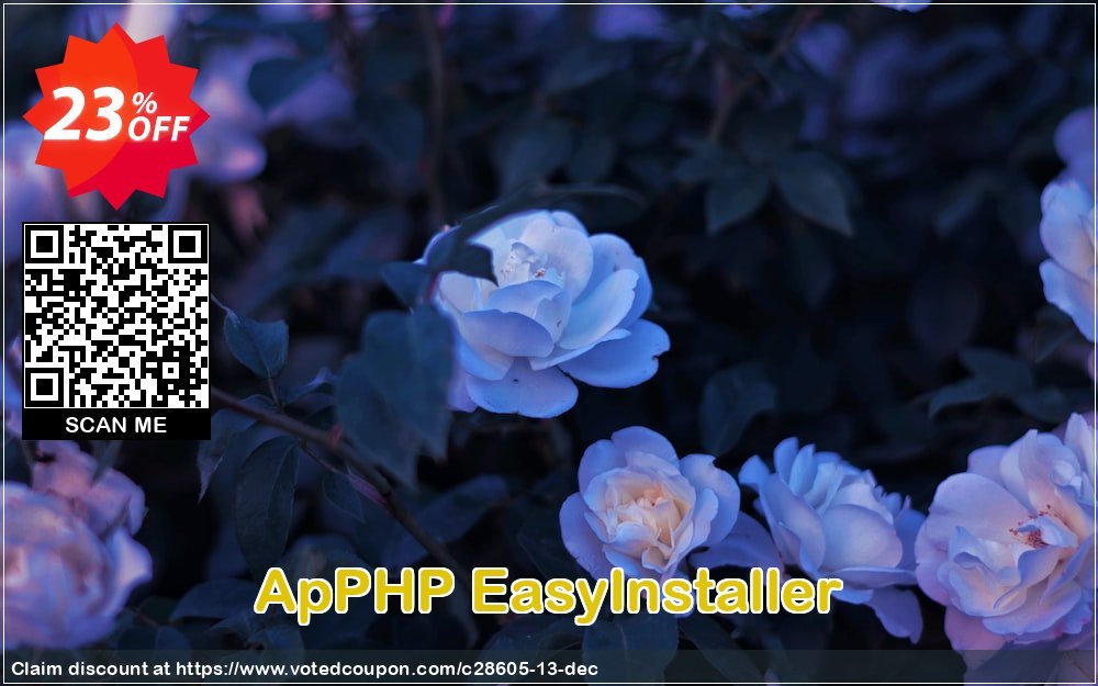 ApPHP EasyInstaller Coupon, discount ApPHP coupon discount 28605. Promotion: 