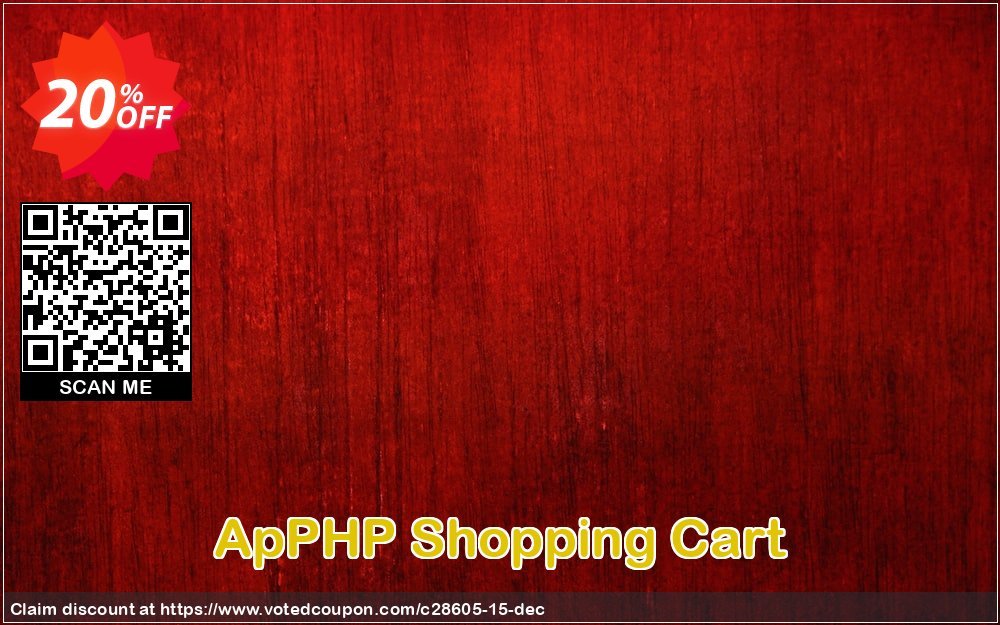 ApPHP Shopping Cart Coupon, discount ApPHP coupon discount 28605. Promotion: 