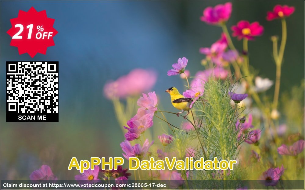 ApPHP DataValidator Coupon, discount ApPHP coupon discount 28605. Promotion: 