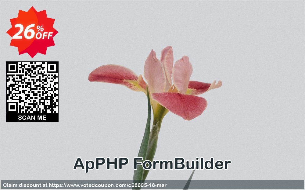 ApPHP FormBuilder Coupon Code Apr 2024, 26% OFF - VotedCoupon