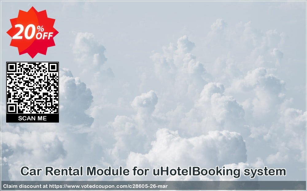 Car Rental Module for uHotelBooking system Coupon, discount ApPHP coupon discount 28605. Promotion: ApPHP discount codes 28605