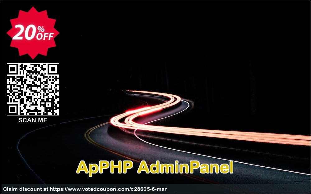 ApPHP AdminPanel Coupon, discount ApPHP coupon discount 28605. Promotion: 