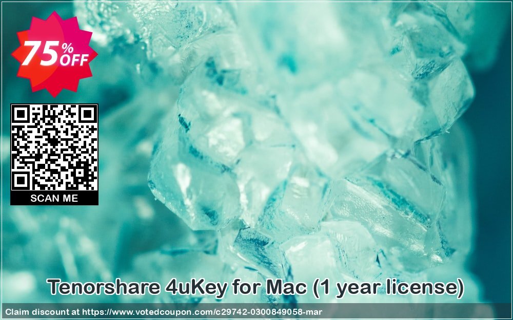 Tenorshare 4uKey for MAC, Yearly Plan 