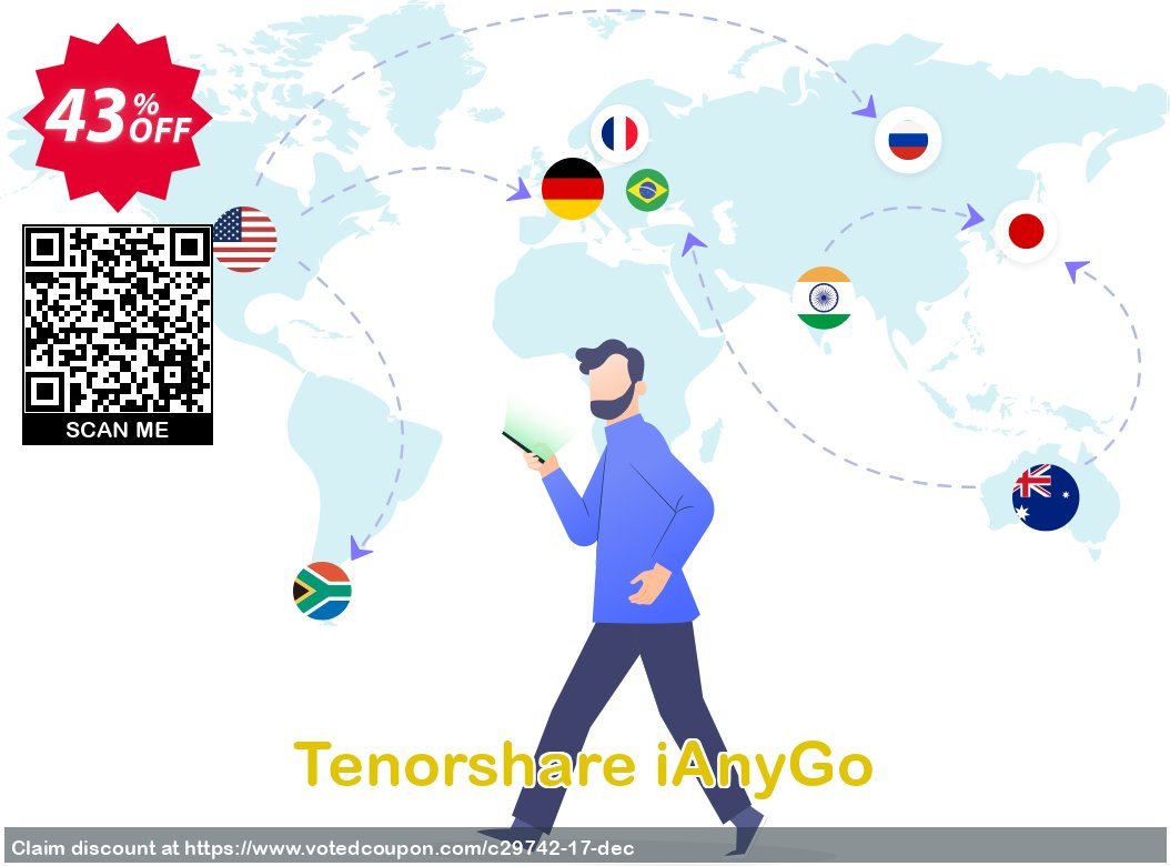 Tenorshare iAnyGo Coupon, discount 43% OFF Tenorshare iAnyGo, verified. Promotion: Stunning promo code of Tenorshare iAnyGo, tested & approved