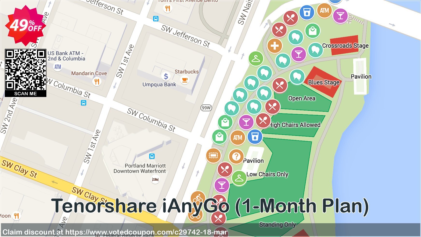 Tenorshare iAnyGo, 1-Month Plan 