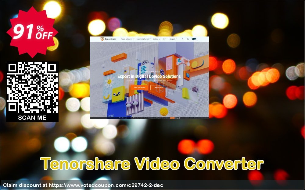 Tenorshare Video Converter Coupon Code Apr 2024, 91% OFF - VotedCoupon