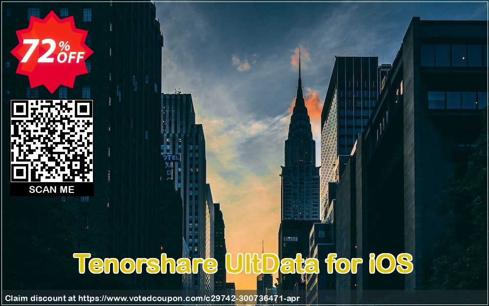 Tenorshare UltData for iOS Coupon Code May 2024, 72% OFF - VotedCoupon