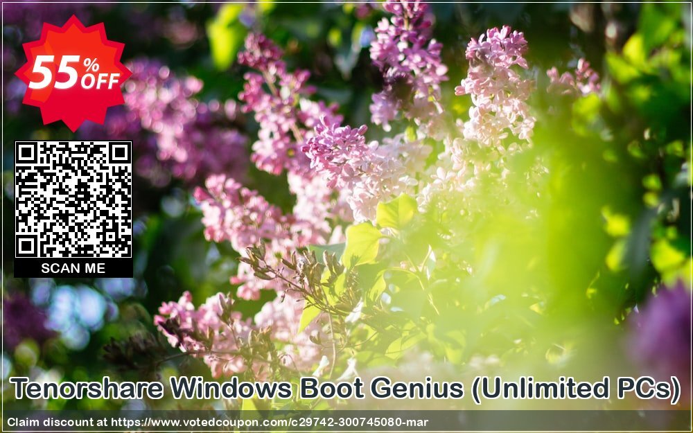 Tenorshare WINDOWS Boot Genius, Unlimited PCs  Coupon Code Apr 2024, 55% OFF - VotedCoupon