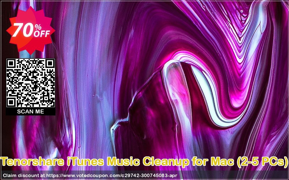 Tenorshare iTunes Music Cleanup for MAC, 2-5 PCs  Coupon Code May 2024, 70% OFF - VotedCoupon